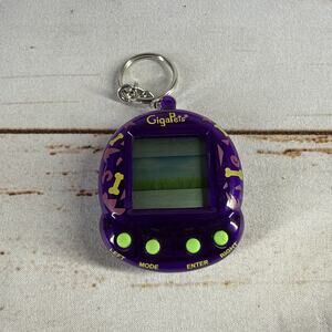 Giga Pets Puppy Dog Virtual Animal Pet Toy Purple Glossy